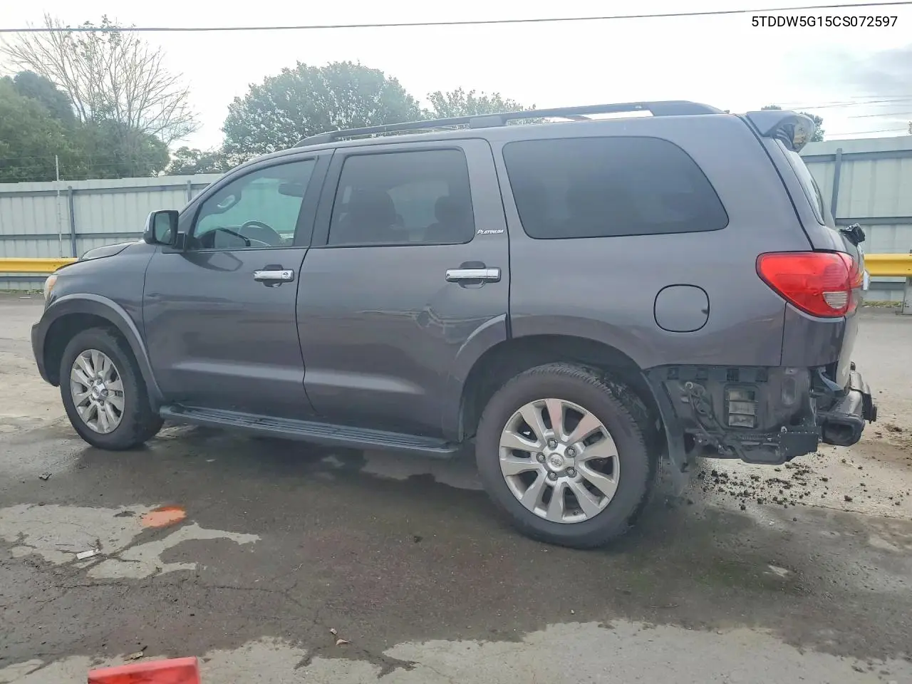 2012 Toyota Sequoia Platinum VIN: 5TDDW5G15CS072597 Lot: 58779966