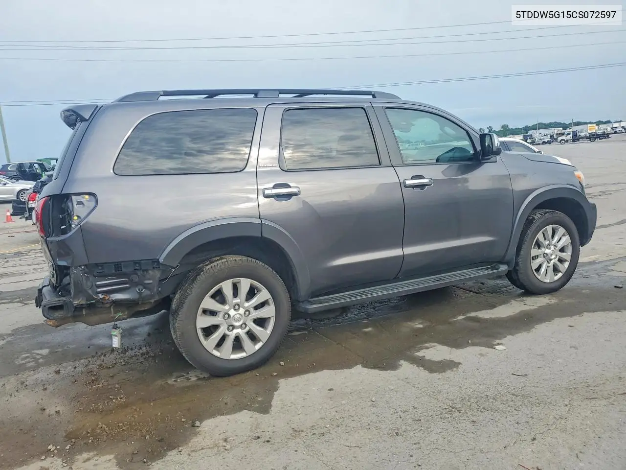 2012 Toyota Sequoia Platinum VIN: 5TDDW5G15CS072597 Lot: 58779966