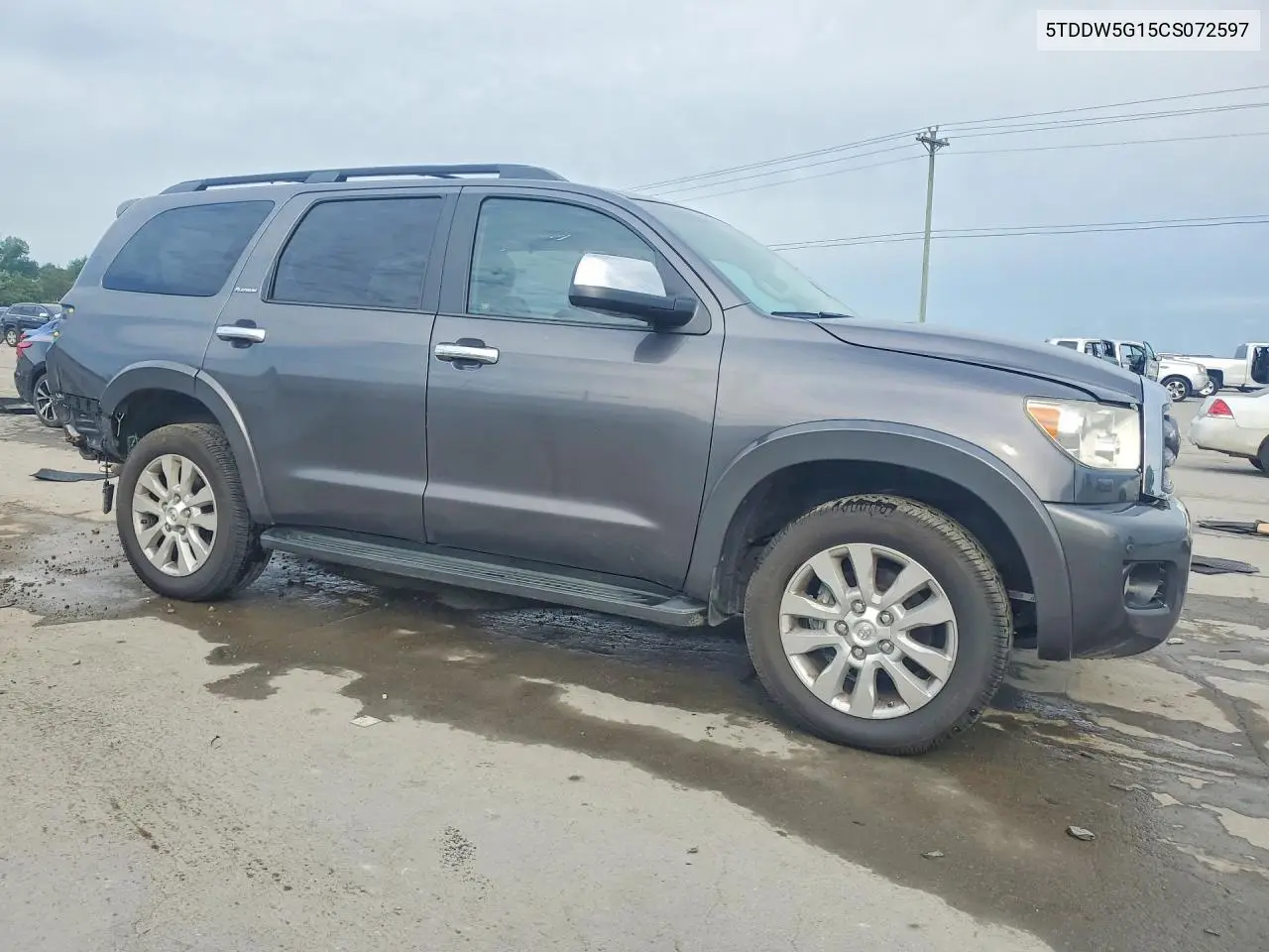2012 Toyota Sequoia Platinum VIN: 5TDDW5G15CS072597 Lot: 58779966