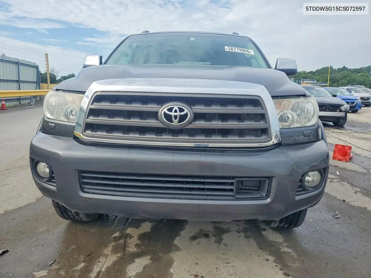 2012 Toyota Sequoia Platinum VIN: 5TDDW5G15CS072597 Lot: 58779966