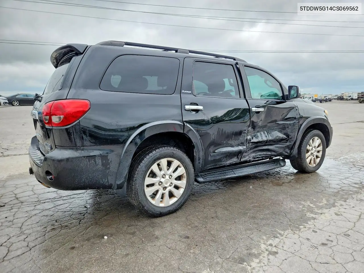 2012 Toyota Sequoia Platinum VIN: 5TDDW5G14CS069562 Lot: 60770666