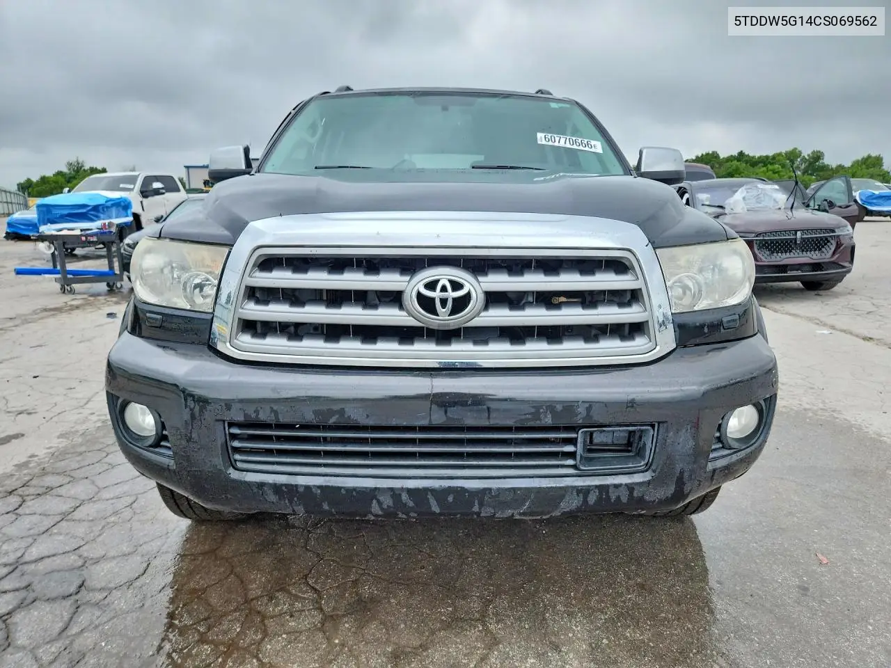 2012 Toyota Sequoia Platinum VIN: 5TDDW5G14CS069562 Lot: 60770666