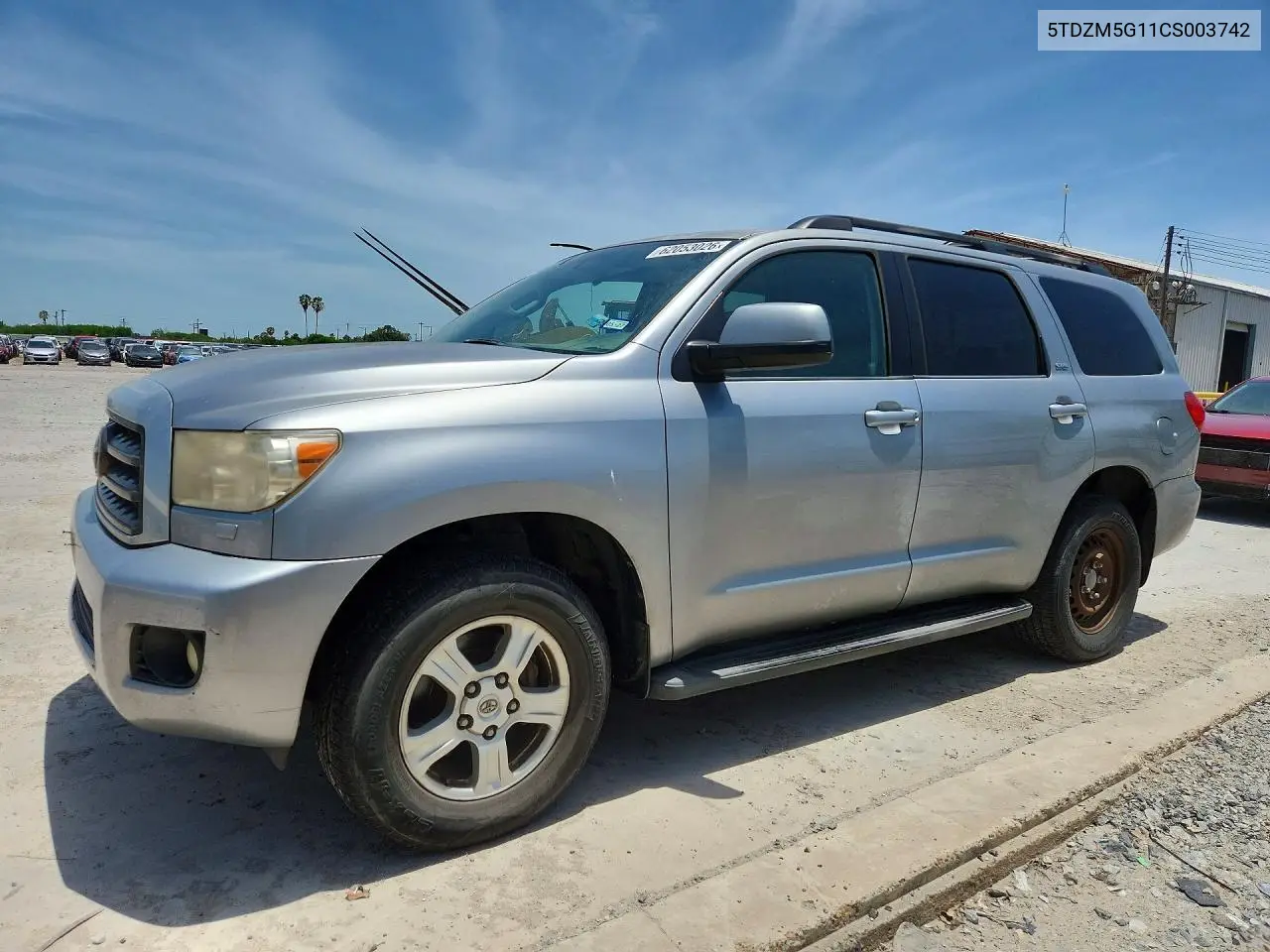 2012 Toyota Sequoia Sr5 VIN: 5TDZM5G11CS003742 Lot: 62053026