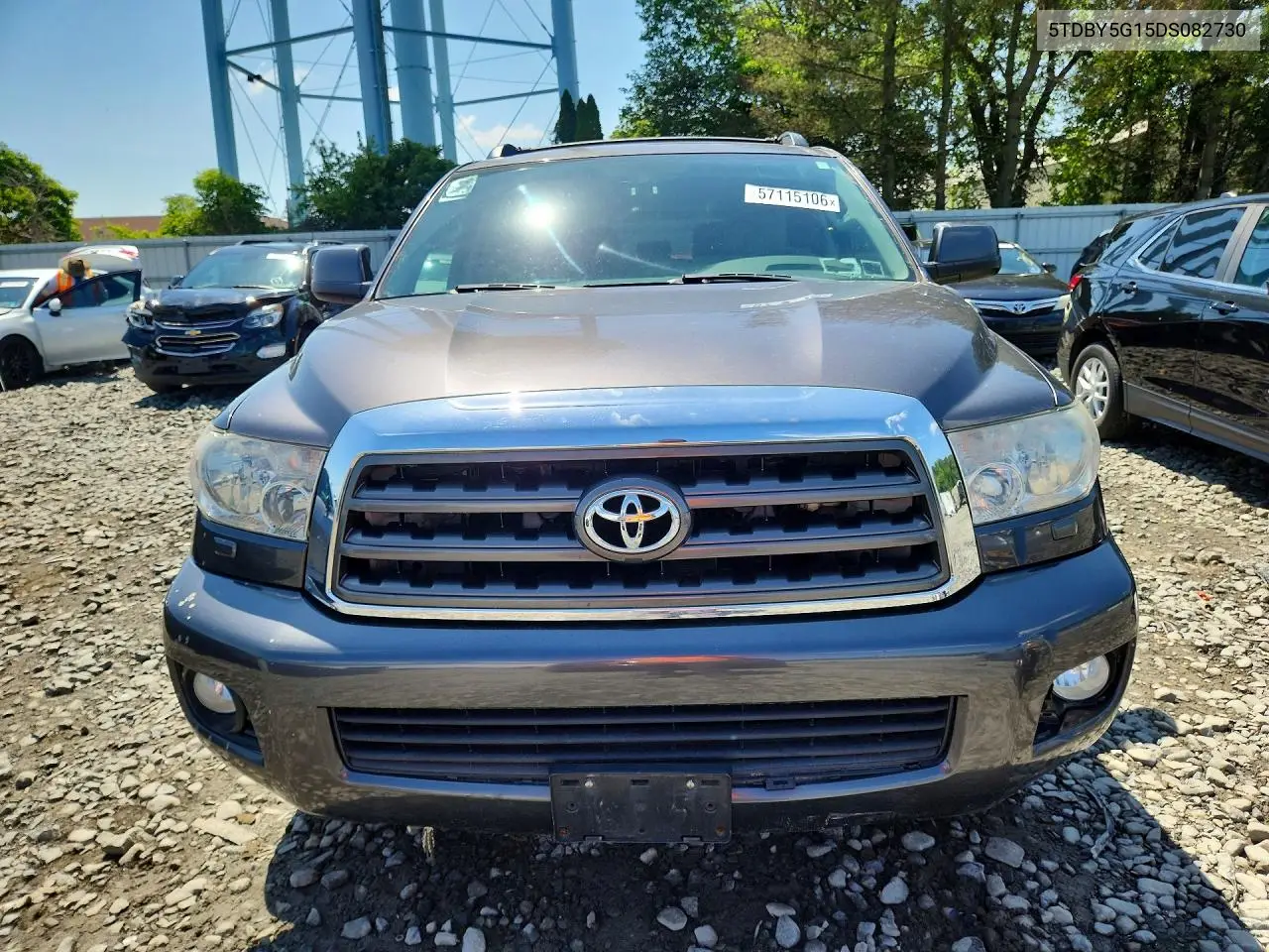 2013 Toyota Sequoia Sr5 VIN: 5TDBY5G15DS082730 Lot: 57115106