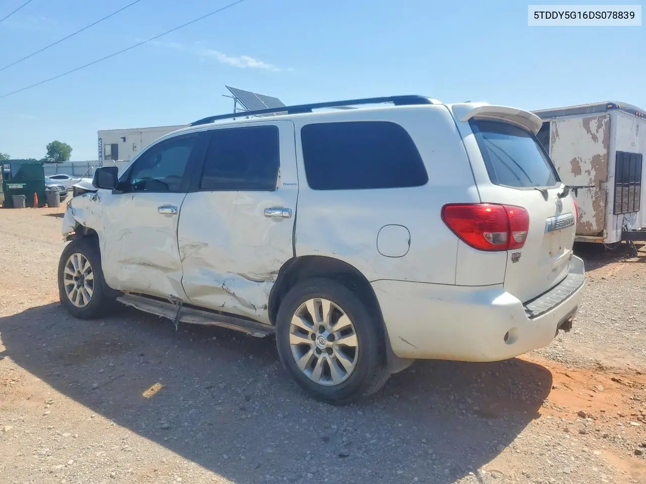 2013 Toyota Sequoia Platinum VIN: 5TDDY5G16DS078839 Lot: 57364346