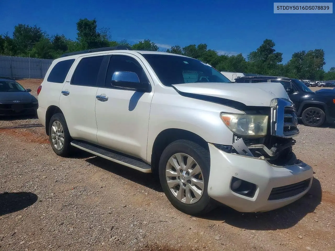 2013 Toyota Sequoia Platinum VIN: 5TDDY5G16DS078839 Lot: 57364346