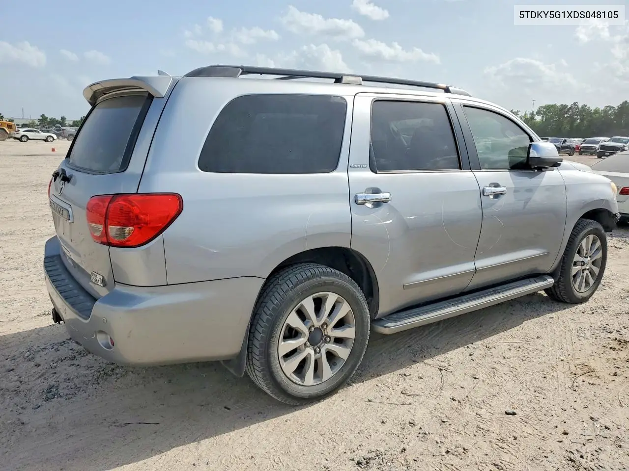 2013 Toyota Sequoia Limited VIN: 5TDKY5G1XDS048105 Lot: 58487706
