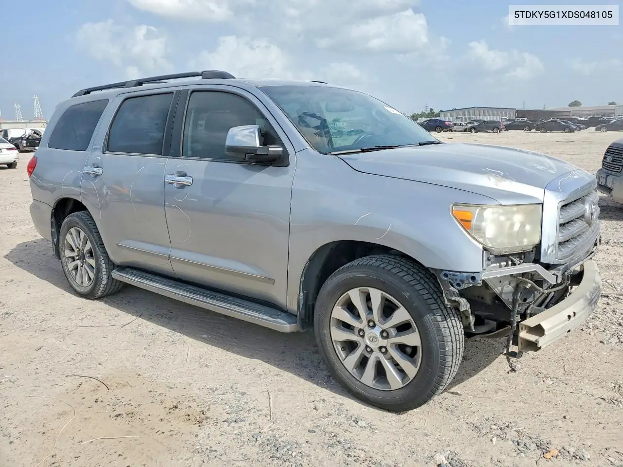 2013 Toyota Sequoia Limited VIN: 5TDKY5G1XDS048105 Lot: 58487706