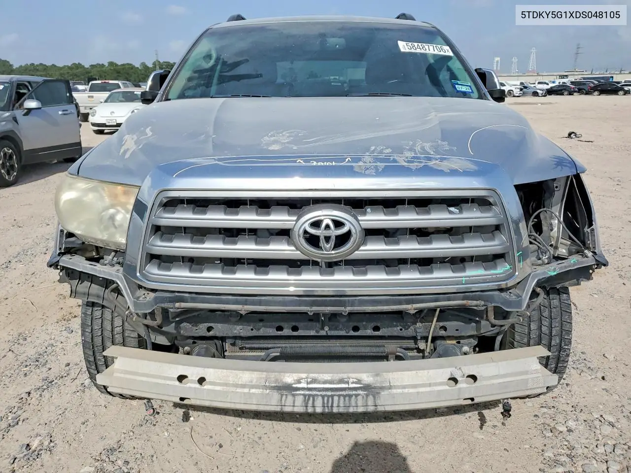 2013 Toyota Sequoia Limited VIN: 5TDKY5G1XDS048105 Lot: 58487706
