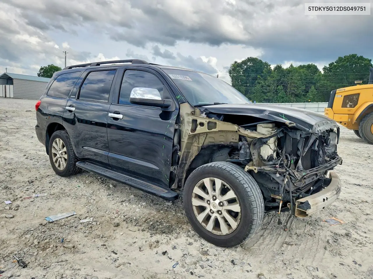 2013 Toyota Sequoia Limited VIN: 5TDKY5G12DS049751 Lot: 62019396