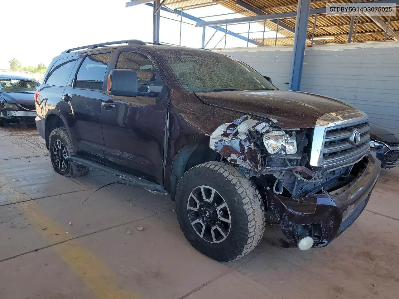 2013 Toyota Sequoia Sr5 VIN: 5TDBY5G14DS075025 Lot: 85462275