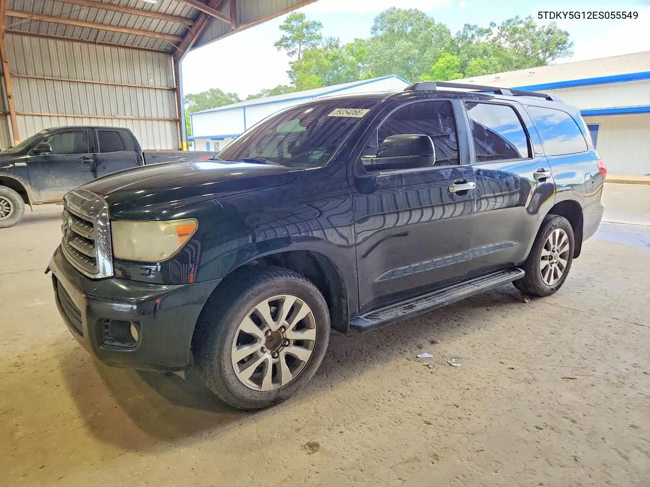 2014 Toyota Sequoia Limited VIN: 5TDKY5G12ES055549 Lot: 59354066