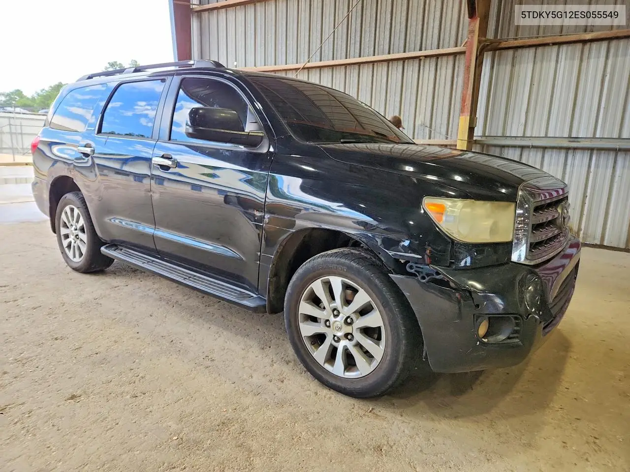 2014 Toyota Sequoia Limited VIN: 5TDKY5G12ES055549 Lot: 59354066