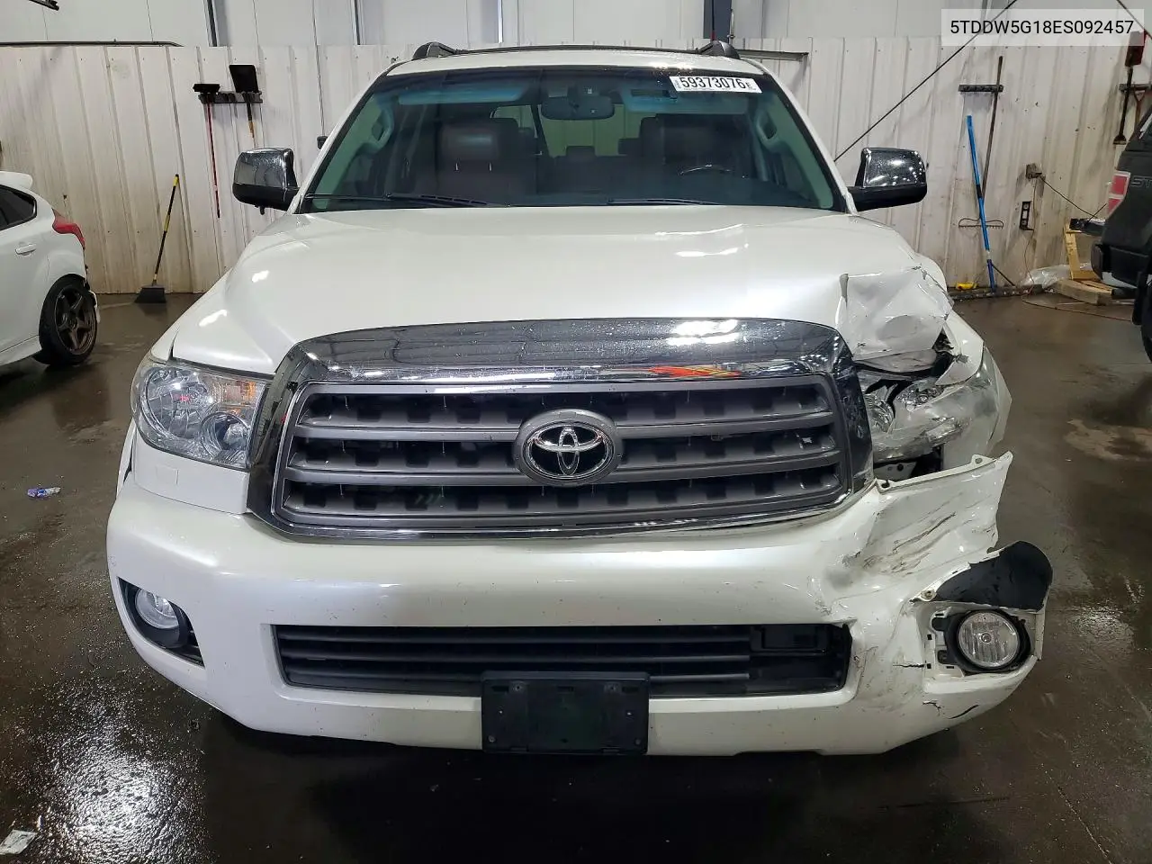 2014 Toyota Sequoia Platinum VIN: 5TDDW5G18ES092457 Lot: 59373076