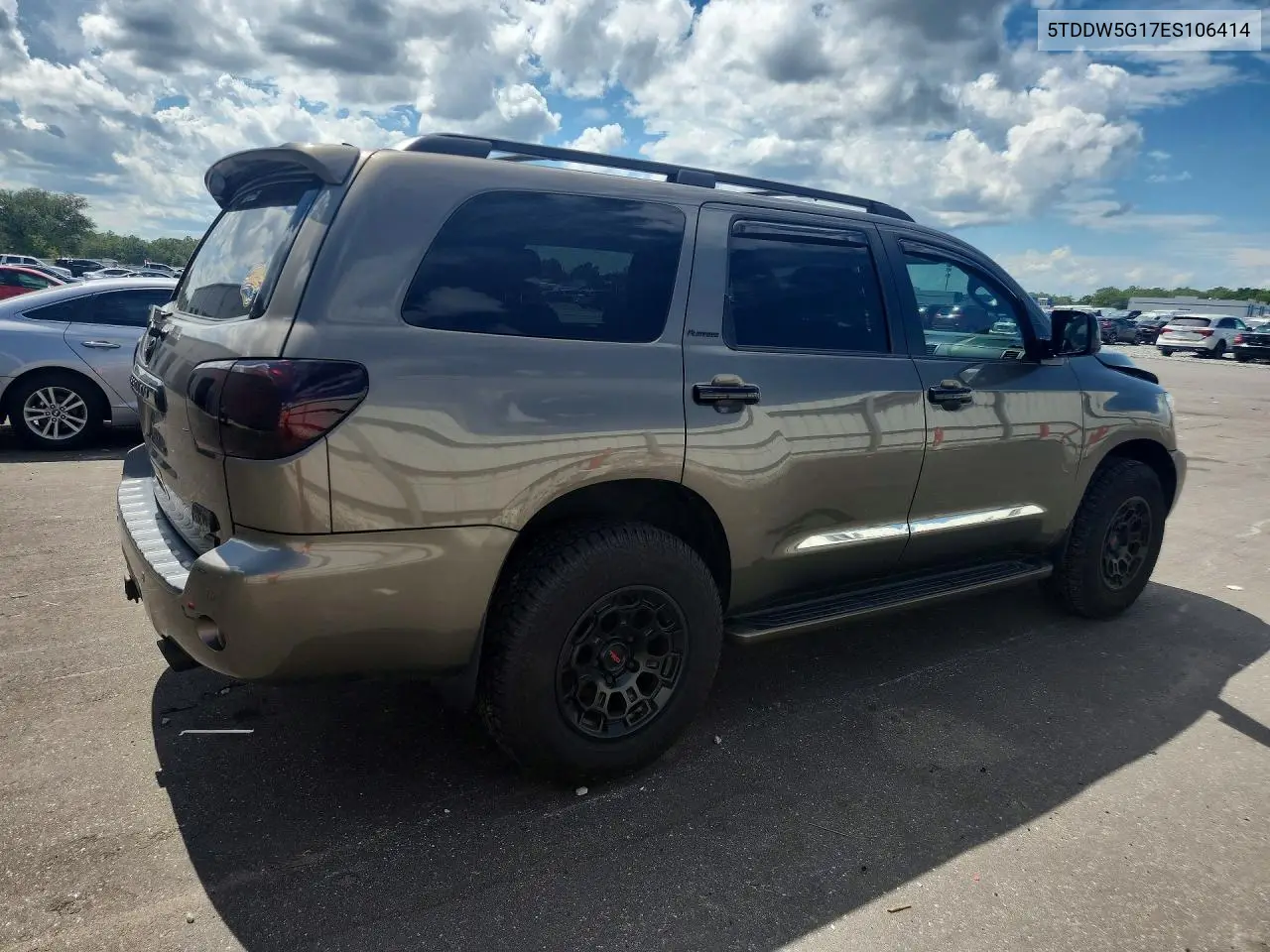 2014 Toyota Sequoia Platinum VIN: 5TDDW5G17ES106414 Lot: 60915876