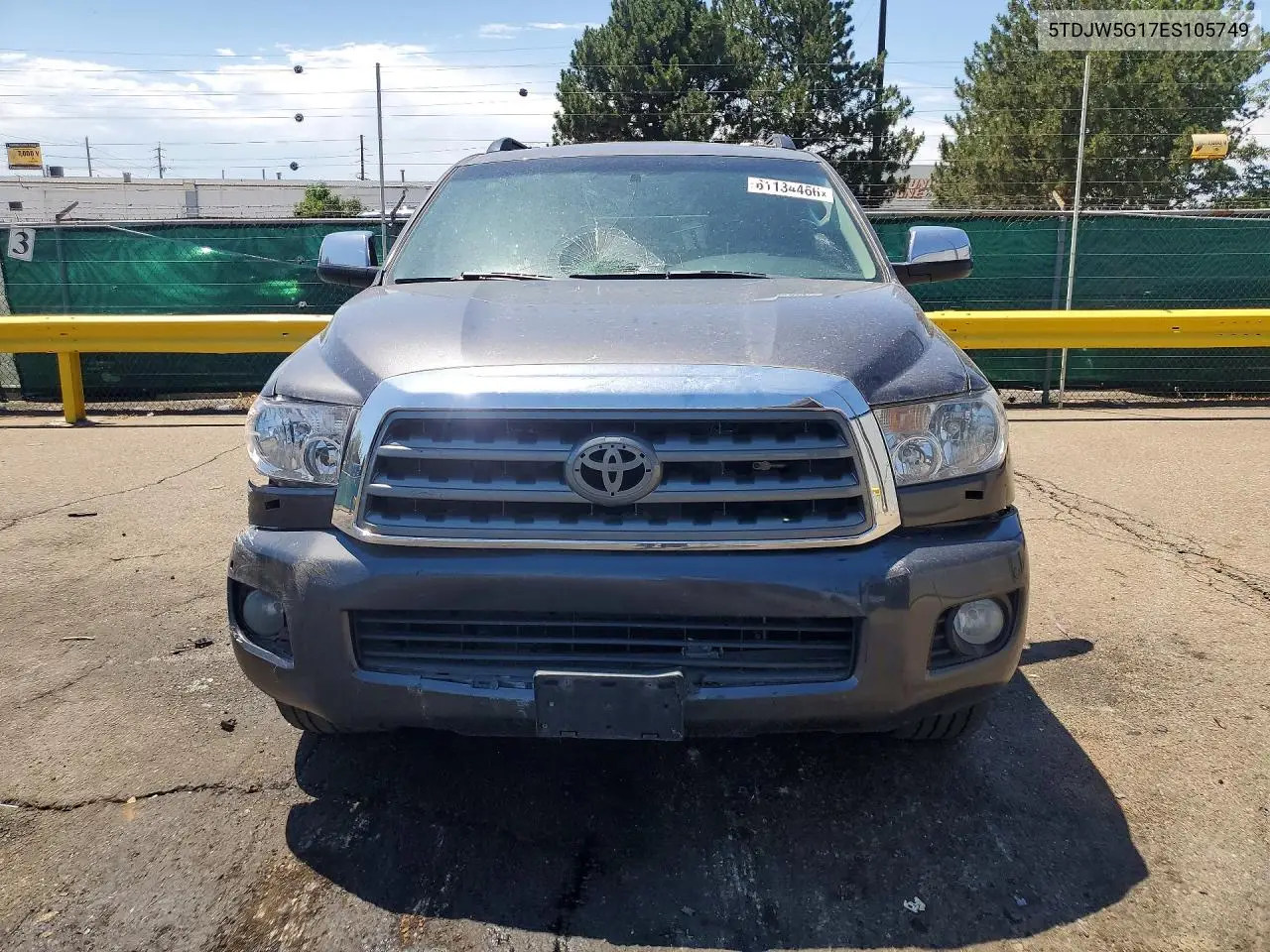 2014 Toyota Sequoia Limited VIN: 5TDJW5G17ES105749 Lot: 61134466