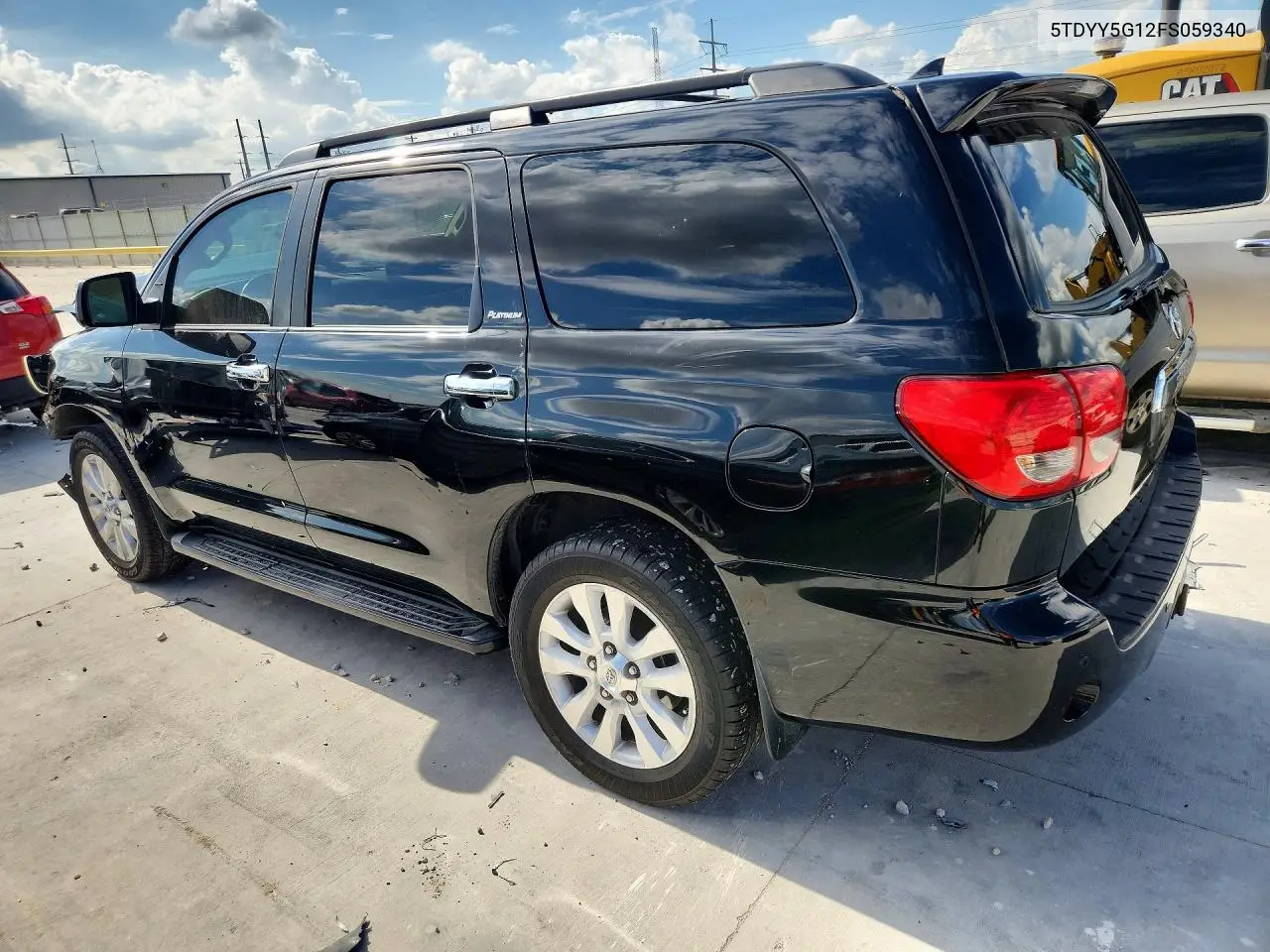 2015 Toyota Sequoia Platinum VIN: 5TDYY5G12FS059340 Lot: 60236756