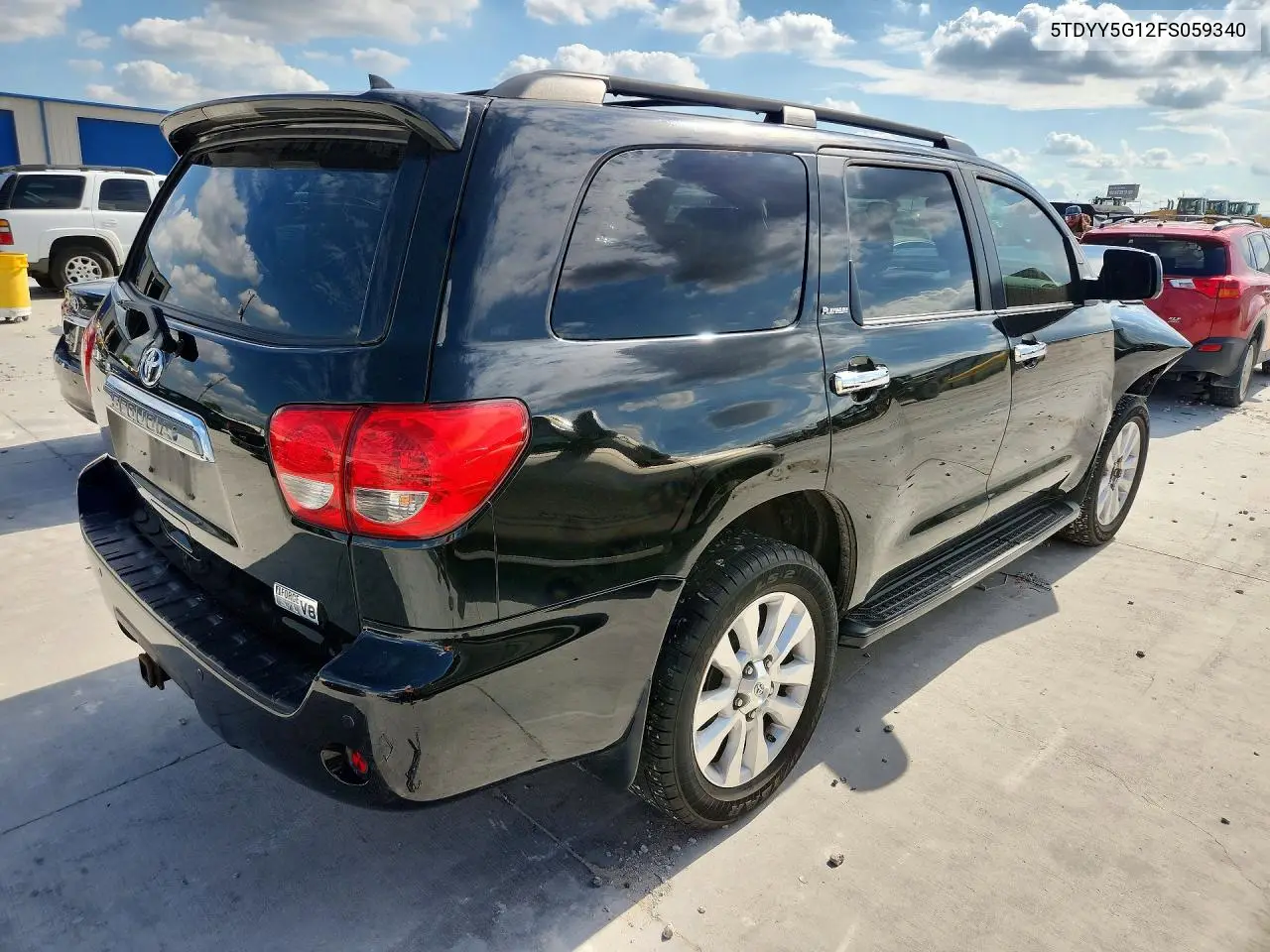 2015 Toyota Sequoia Platinum VIN: 5TDYY5G12FS059340 Lot: 60236756