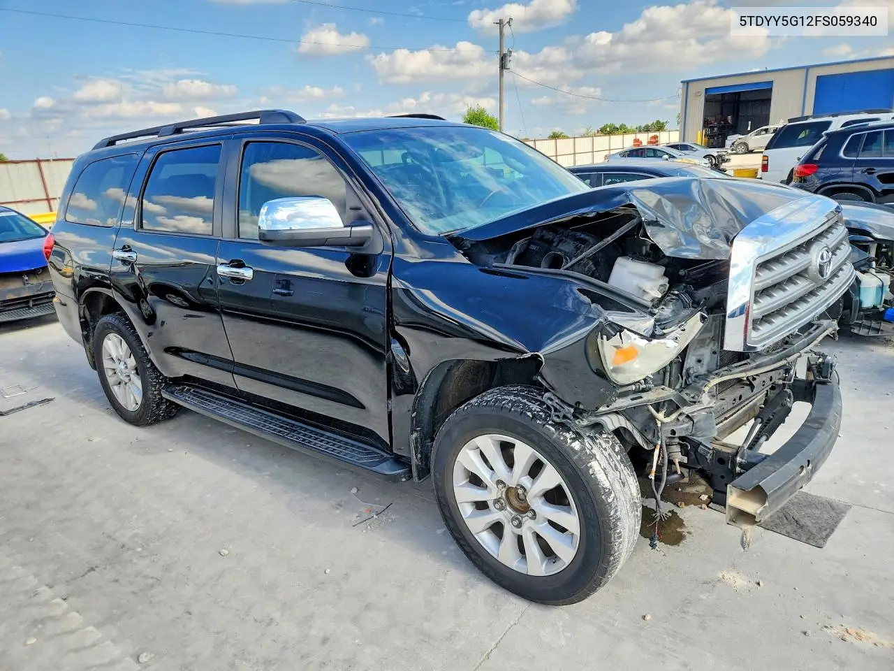 2015 Toyota Sequoia Platinum VIN: 5TDYY5G12FS059340 Lot: 60236756
