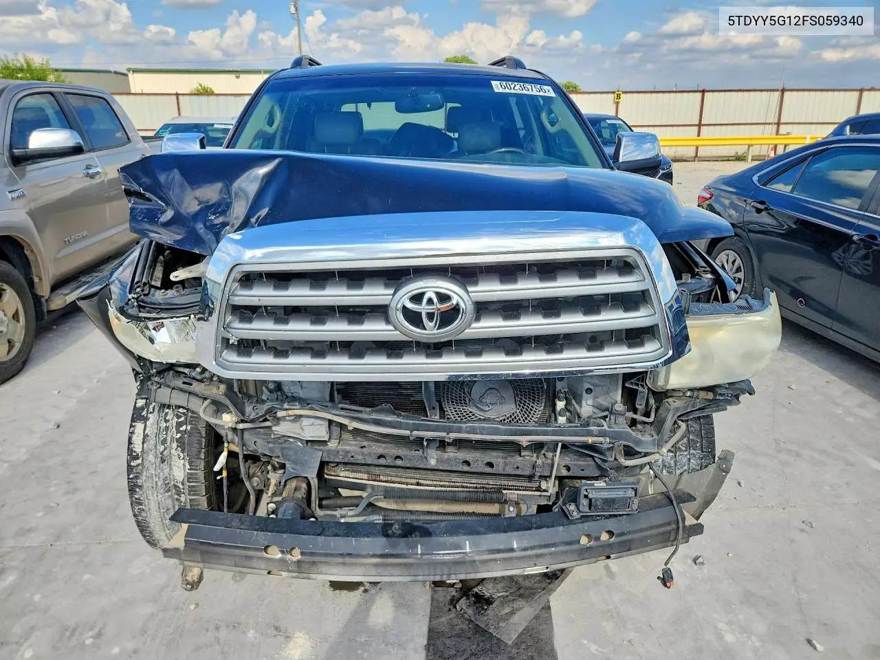 2015 Toyota Sequoia Platinum VIN: 5TDYY5G12FS059340 Lot: 60236756