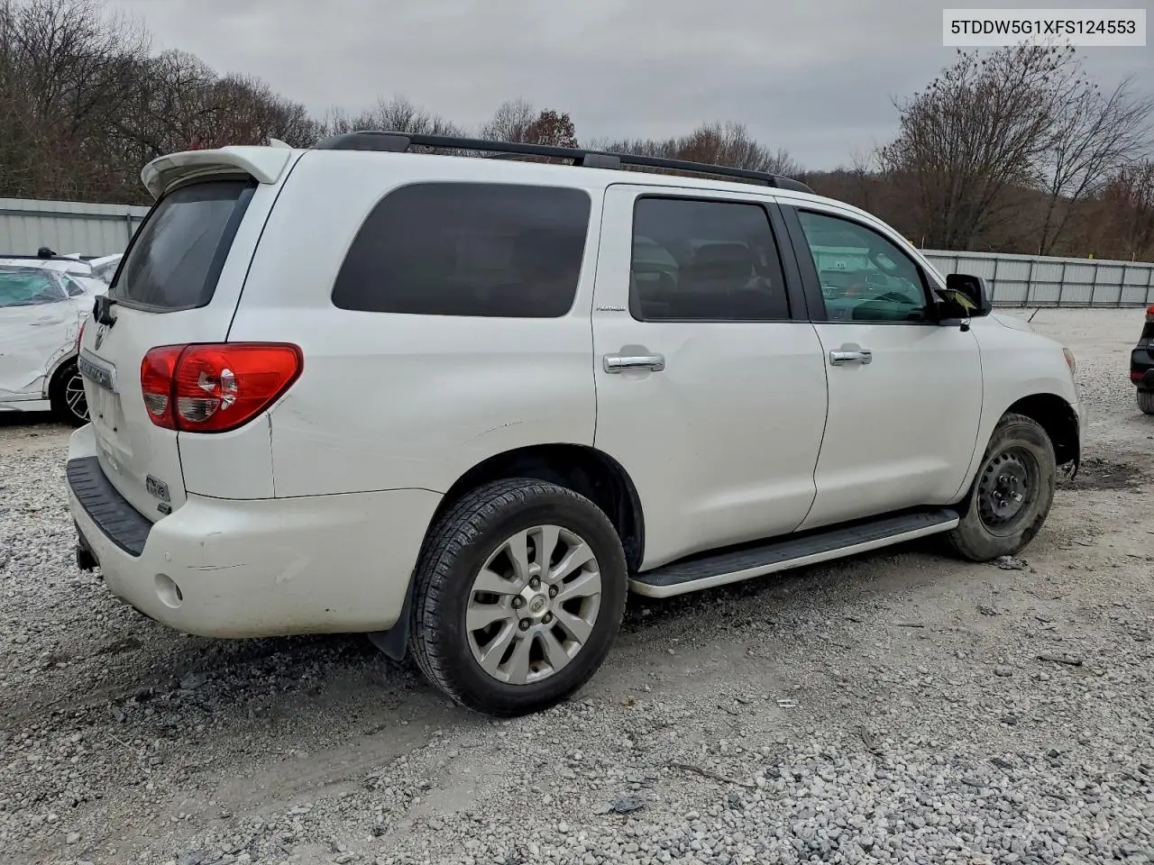 5TDDW5G1XFS124553 2015 Toyota Sequoia Platinum