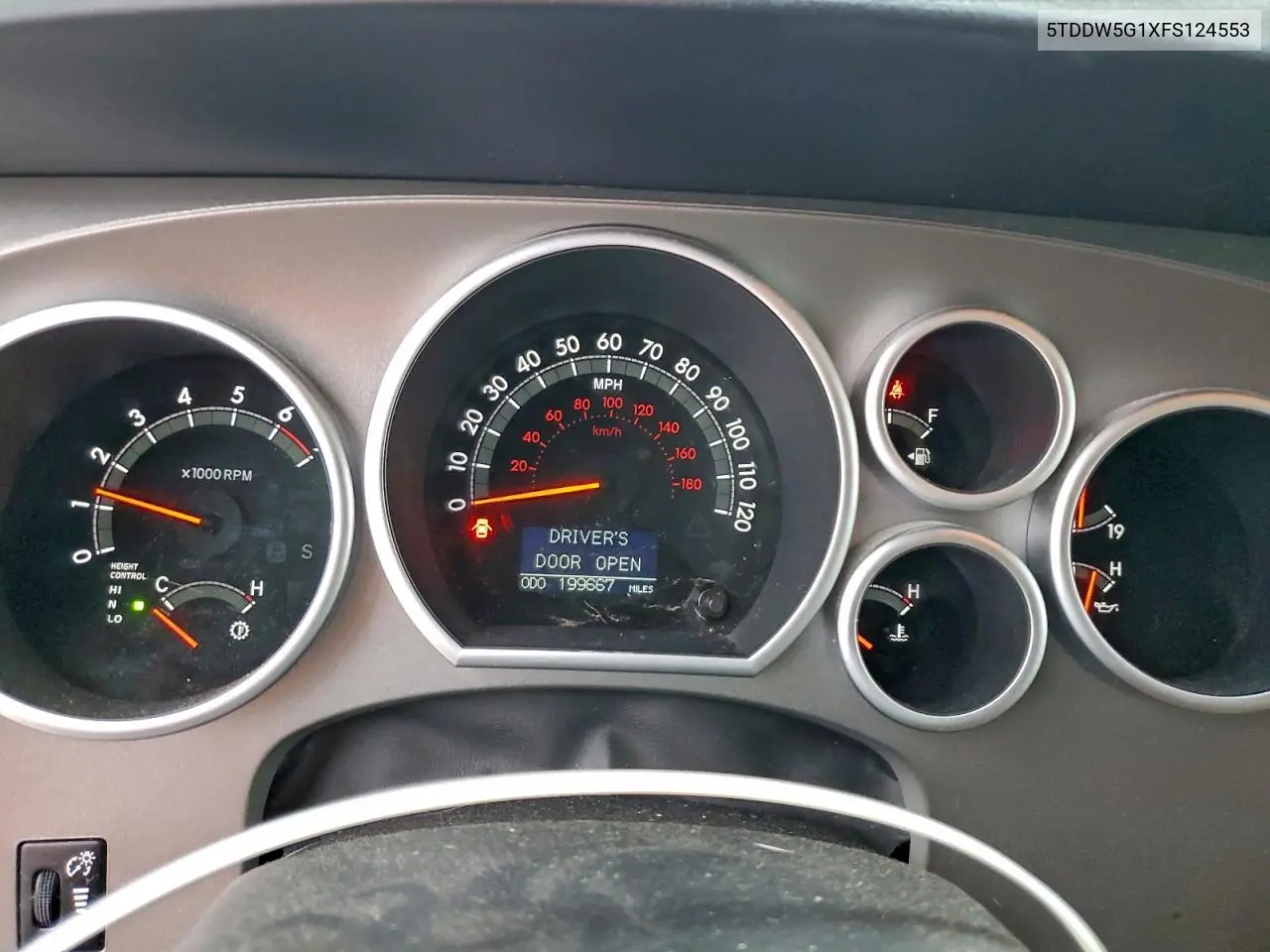 5TDDW5G1XFS124553 2015 Toyota Sequoia Platinum