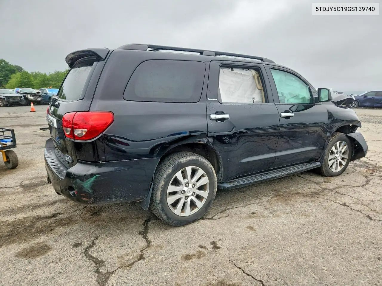 2016 Toyota Sequoia Limited VIN: 5TDJY5G19GS139740 Lot: 59958716