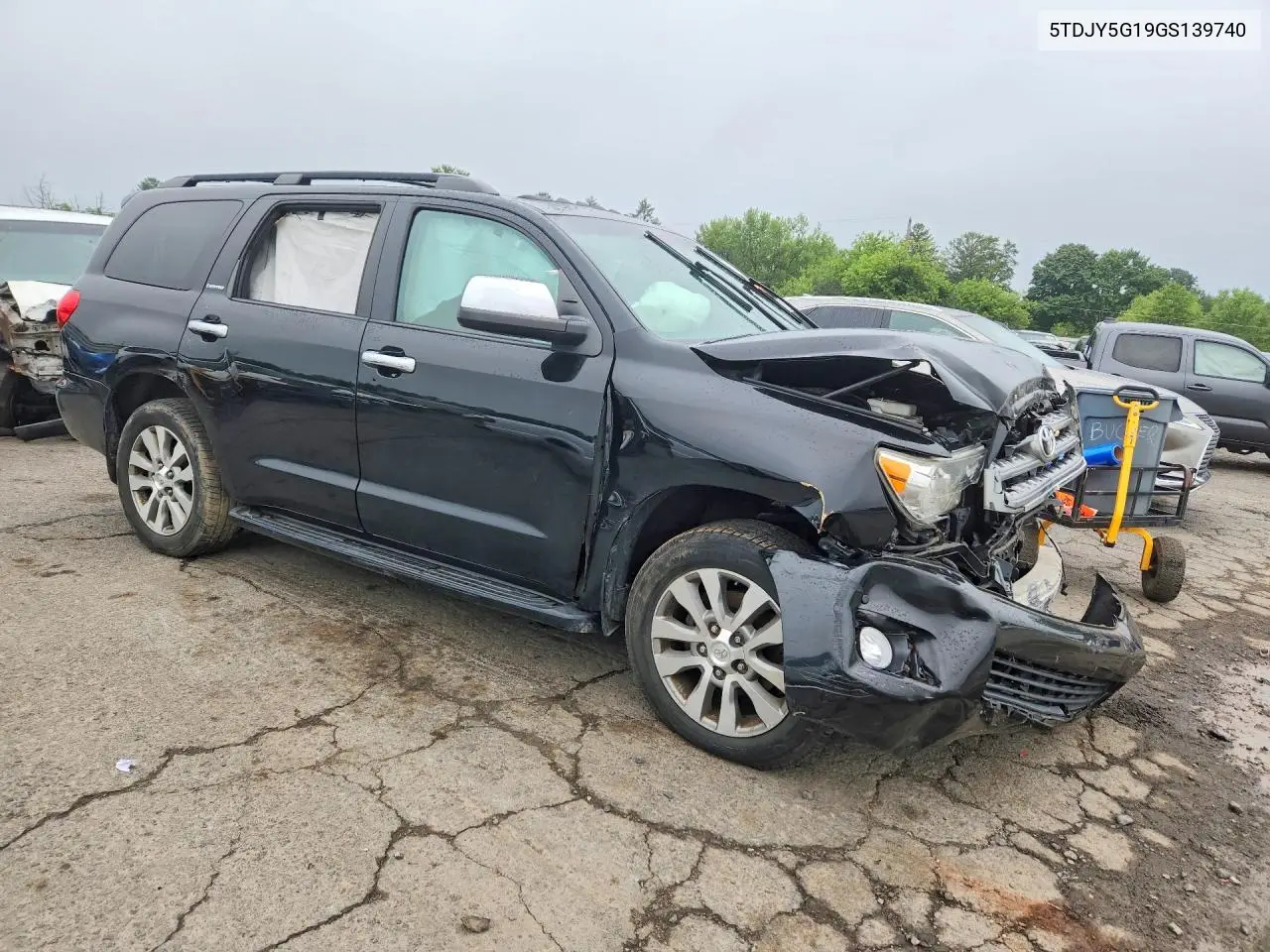 2016 Toyota Sequoia Limited VIN: 5TDJY5G19GS139740 Lot: 59958716