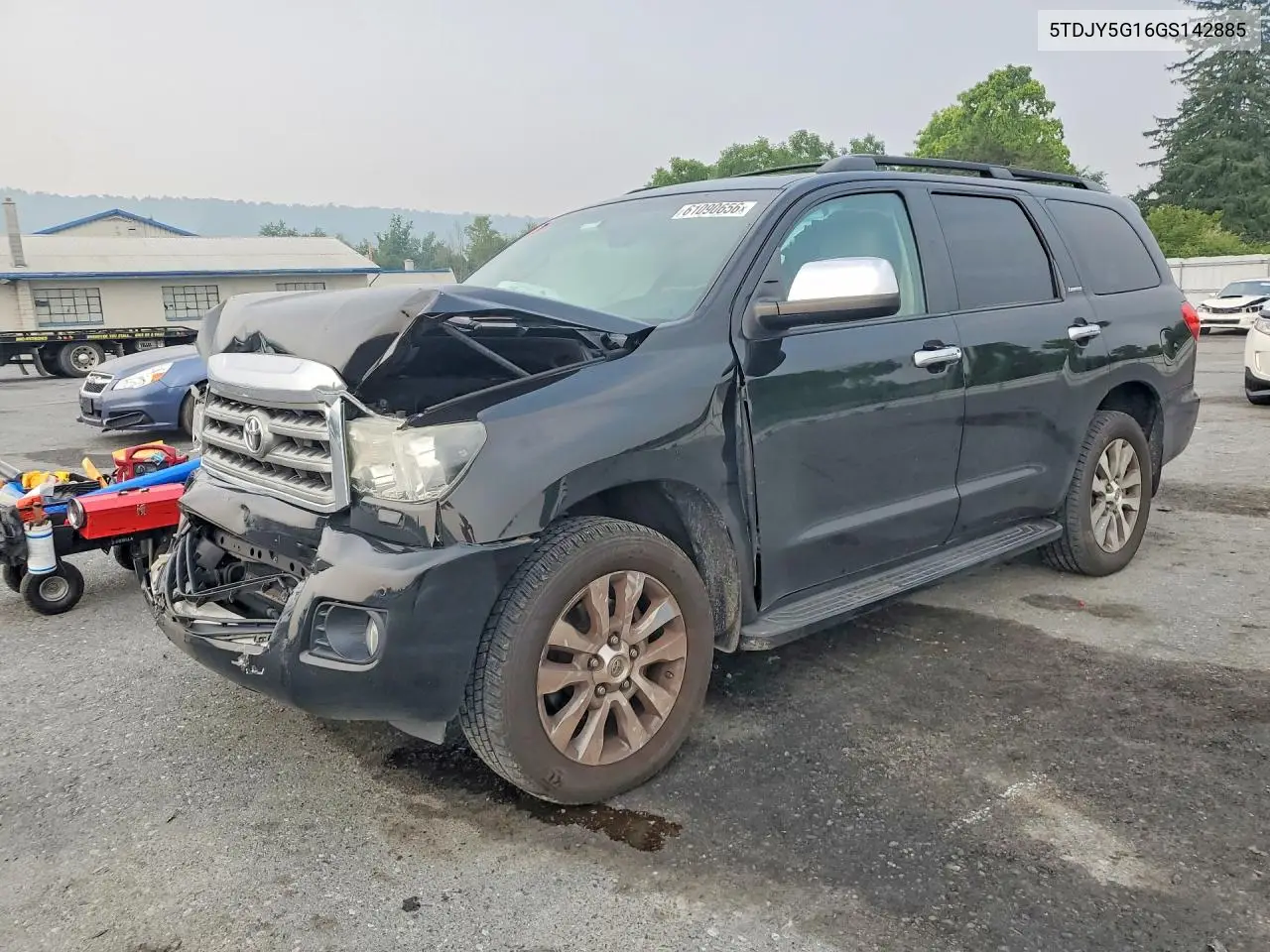 2016 Toyota Sequoia Limited VIN: 5TDJY5G16GS142885 Lot: 61090656