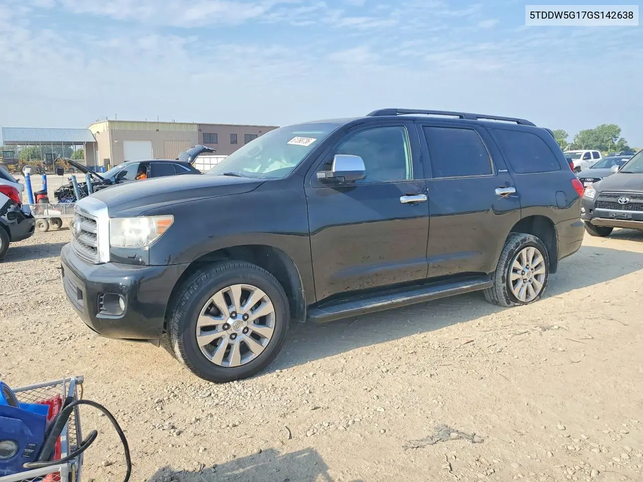 2016 Toyota Sequoia Platinum VIN: 5TDDW5G17GS142638 Lot: 61398736