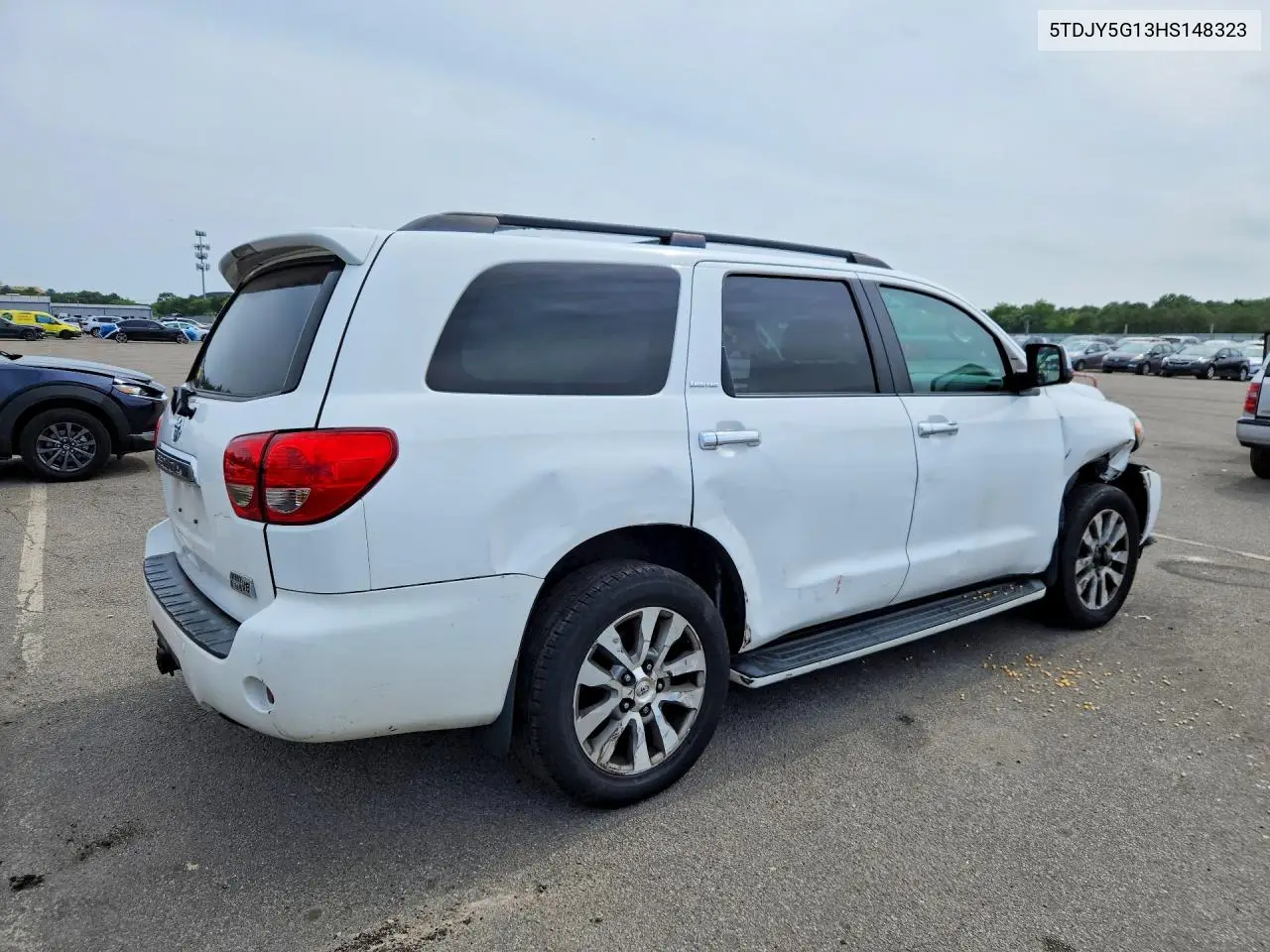 2017 Toyota Sequoia Limited VIN: 5TDJY5G13HS148323 Lot: 58796026