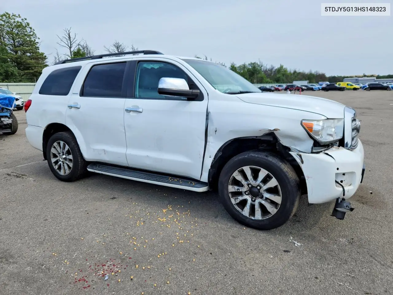 2017 Toyota Sequoia Limited VIN: 5TDJY5G13HS148323 Lot: 58796026