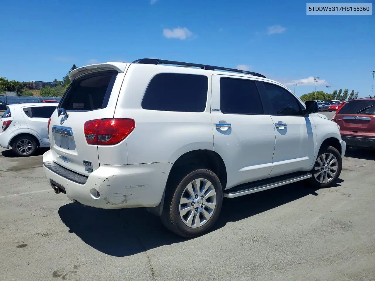 2017 Toyota Sequoia Platinum VIN: 5TDDW5G17HS155360 Lot: 59017546