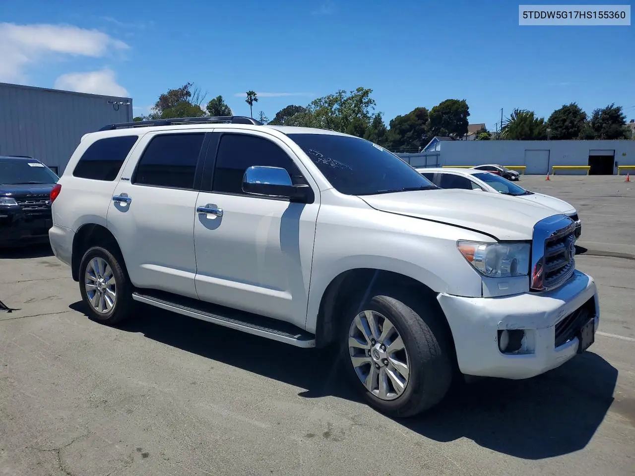2017 Toyota Sequoia Platinum VIN: 5TDDW5G17HS155360 Lot: 59017546