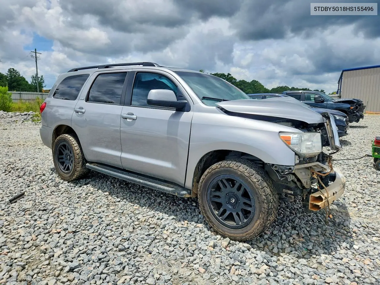 2017 Toyota Sequoia Sr5 VIN: 5TDBY5G18HS155496 Lot: 60839476