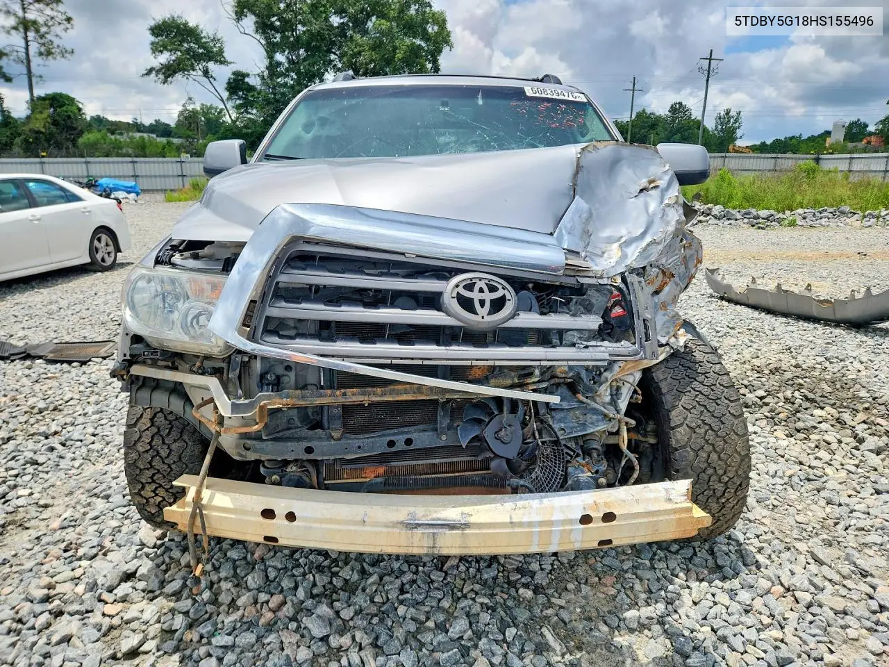 2017 Toyota Sequoia Sr5 VIN: 5TDBY5G18HS155496 Lot: 60839476