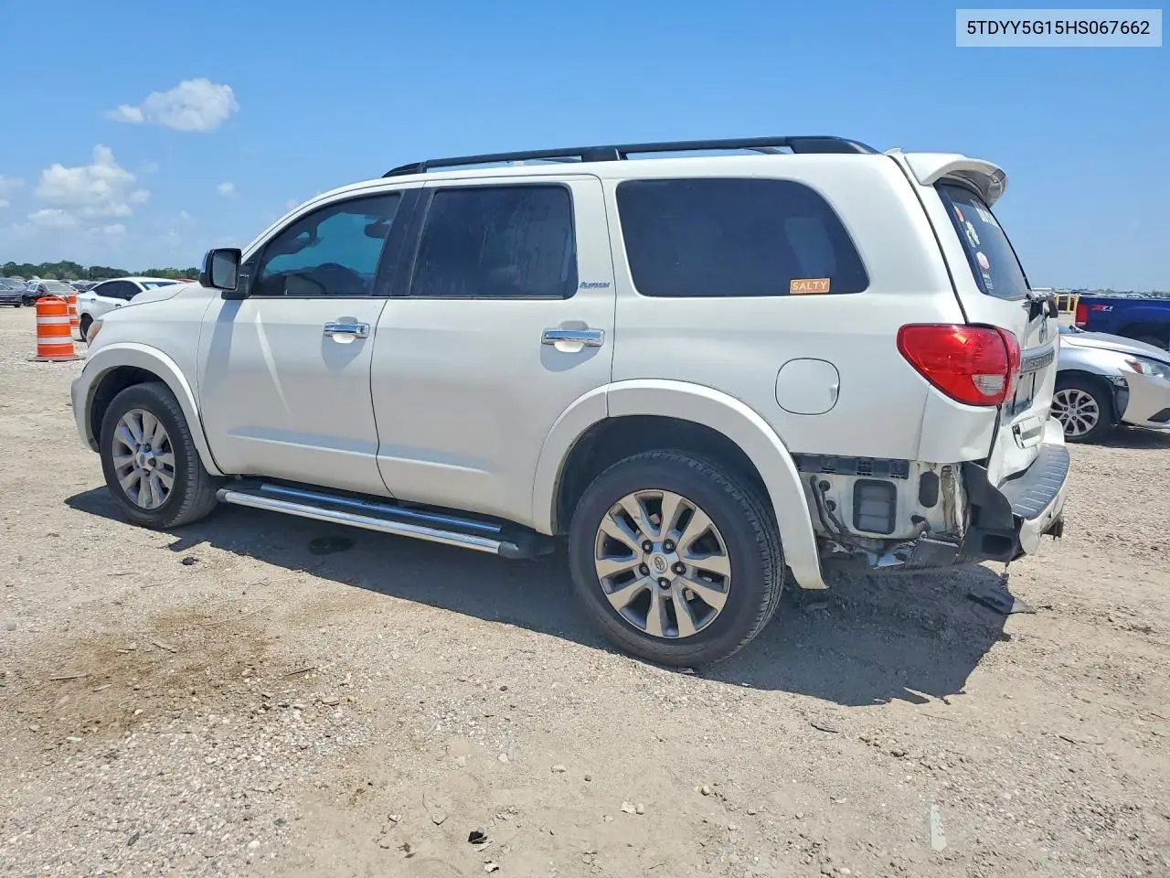 2017 Toyota Sequoia Platinum VIN: 5TDYY5G15HS067662 Lot: 85792465