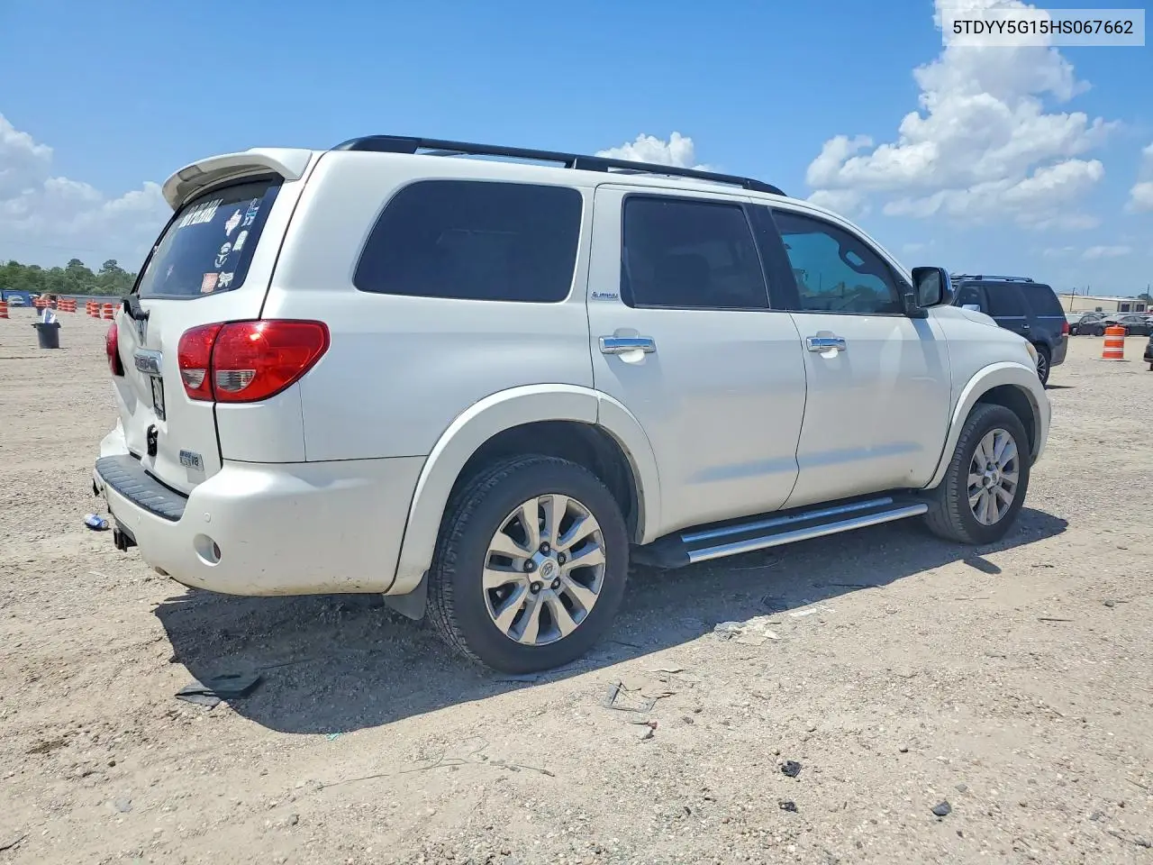 2017 Toyota Sequoia Platinum VIN: 5TDYY5G15HS067662 Lot: 85792465