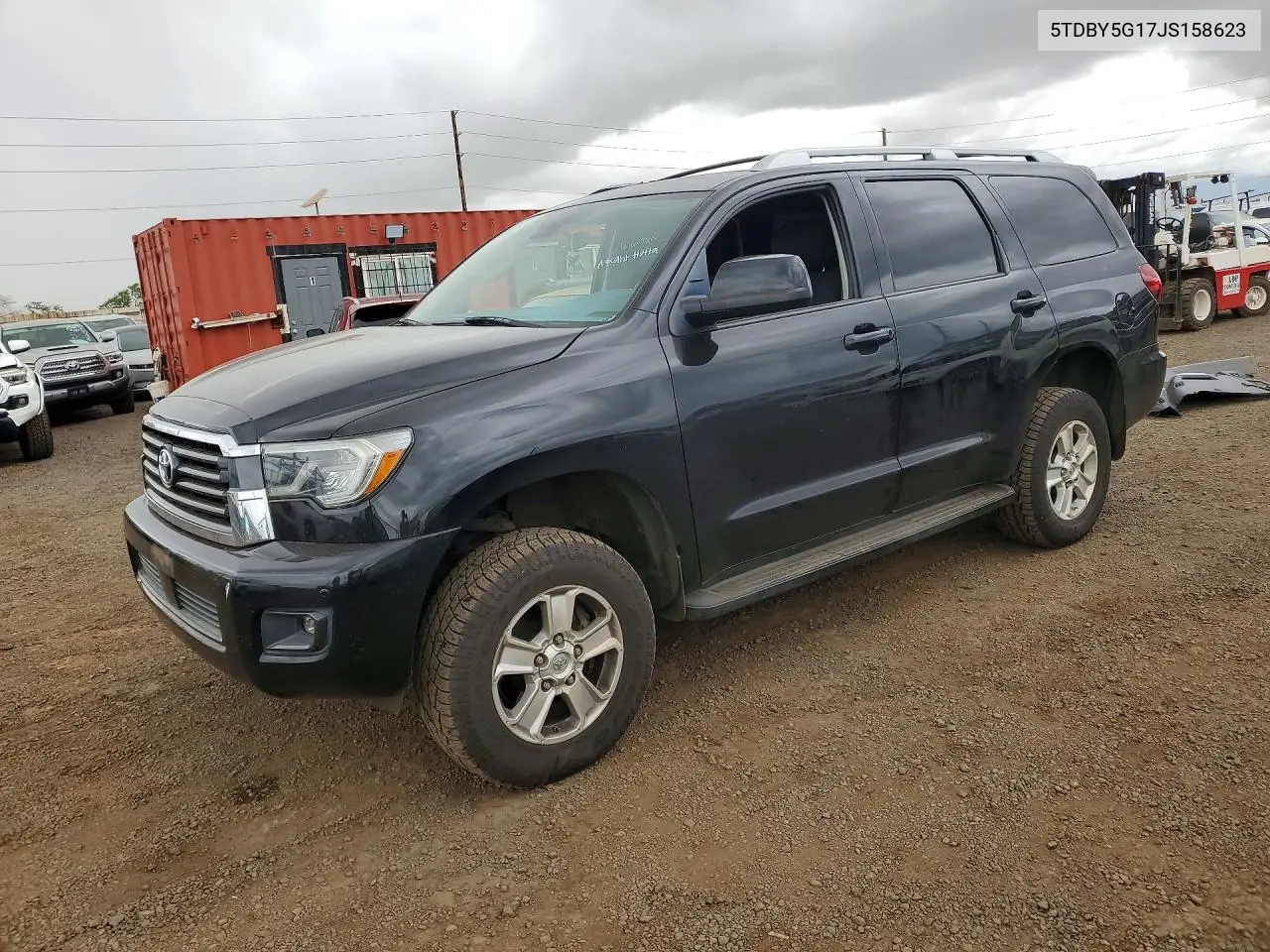 2018 Toyota Sequoia Sr5 VIN: 5TDBY5G17JS158623 Lot: 56705806