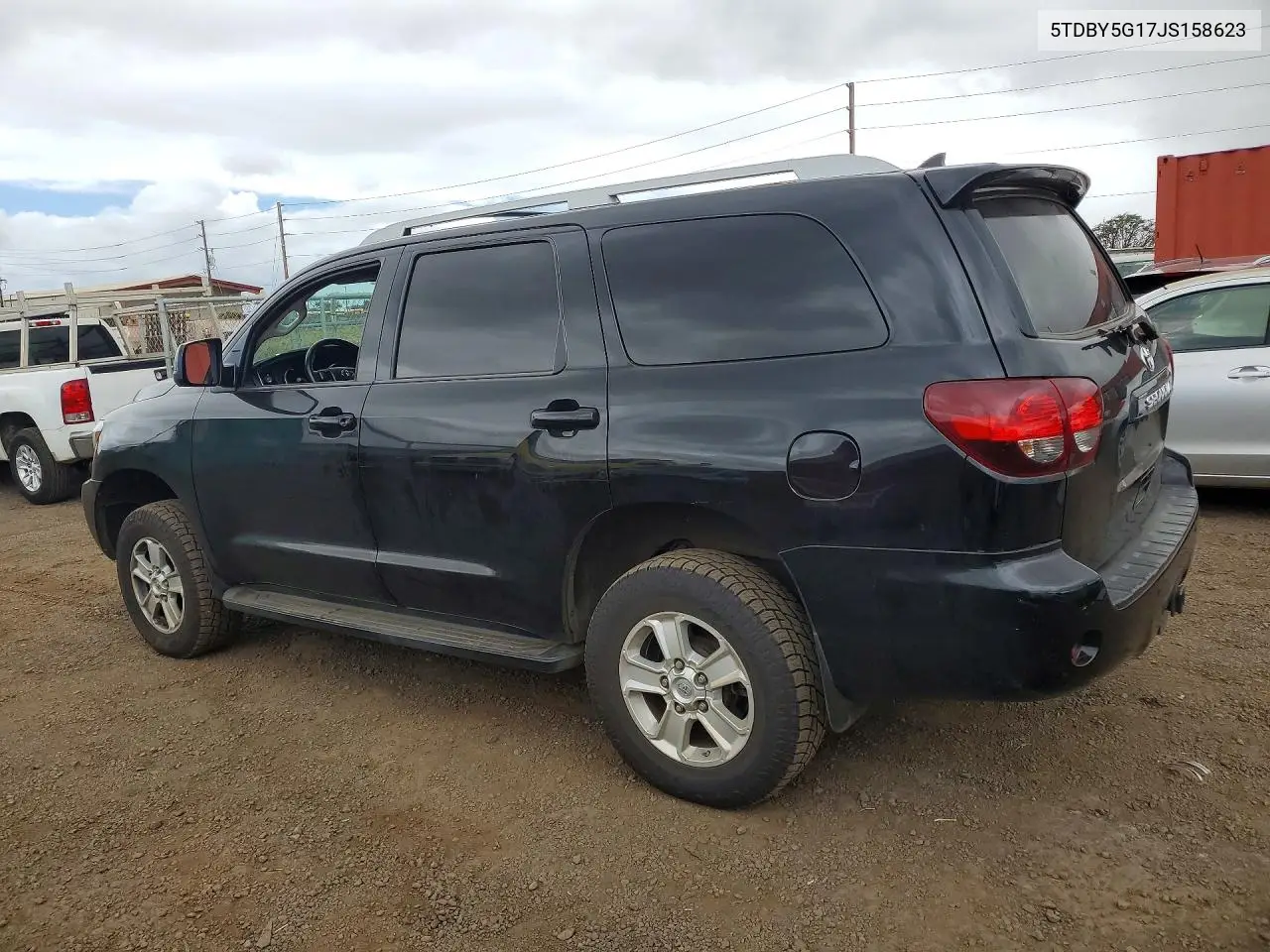 2018 Toyota Sequoia Sr5 VIN: 5TDBY5G17JS158623 Lot: 56705806