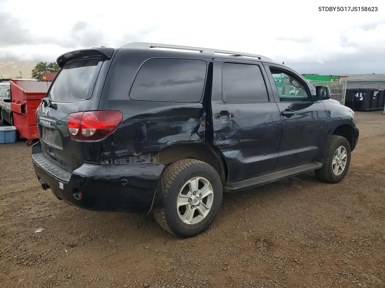 2018 Toyota Sequoia Sr5 VIN: 5TDBY5G17JS158623 Lot: 56705806