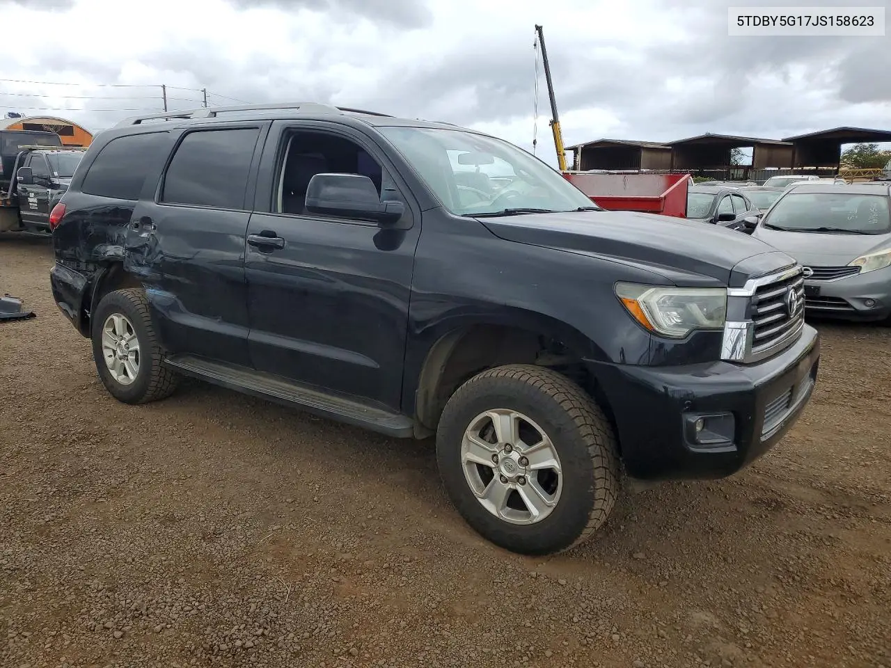 2018 Toyota Sequoia Sr5 VIN: 5TDBY5G17JS158623 Lot: 56705806