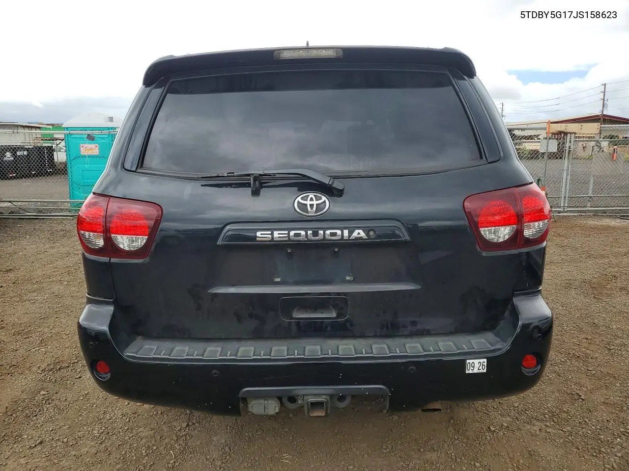2018 Toyota Sequoia Sr5 VIN: 5TDBY5G17JS158623 Lot: 56705806