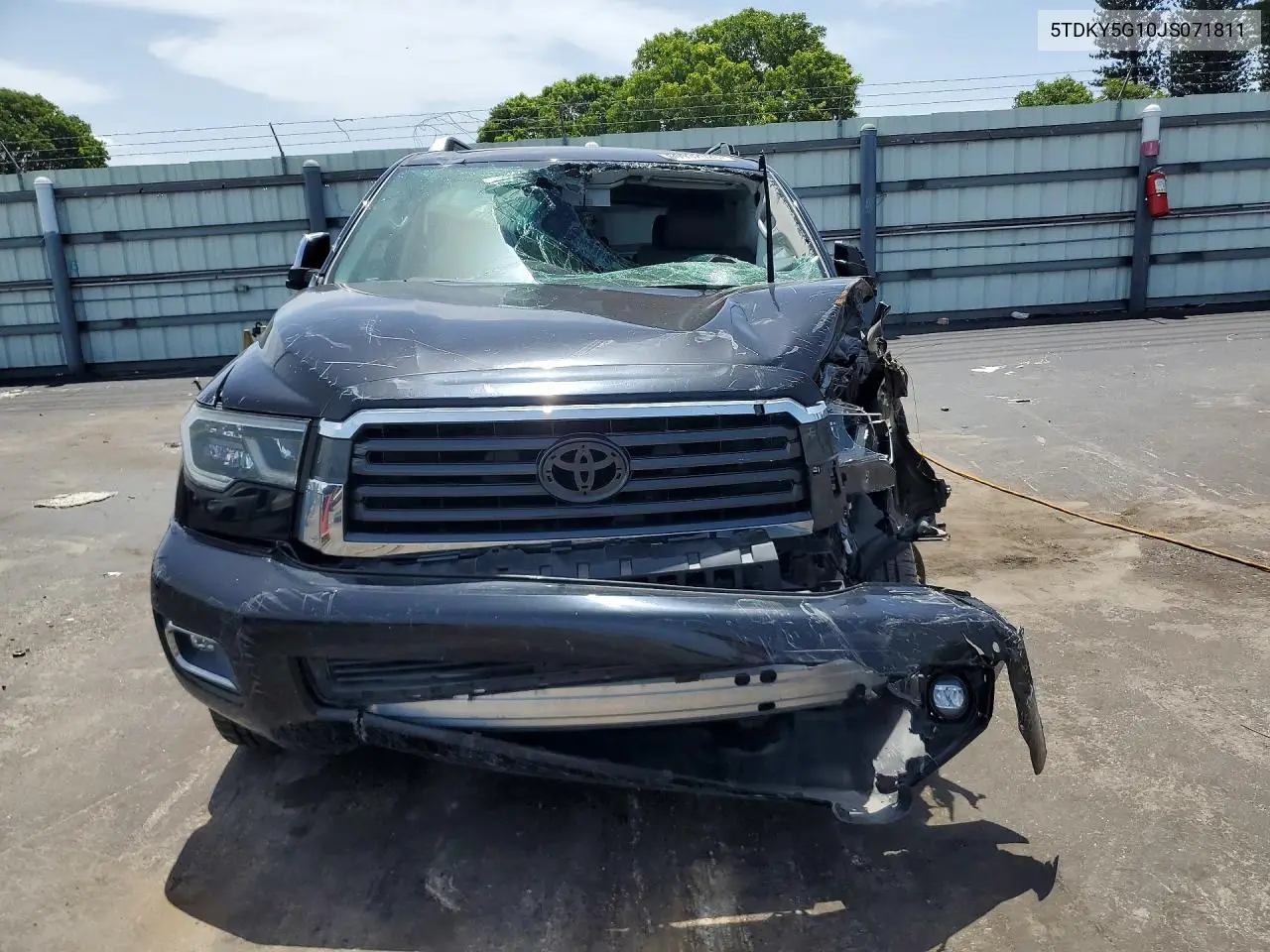 2018 Toyota Sequoia Limited VIN: 5TDKY5G10JS071811 Lot: 60932026