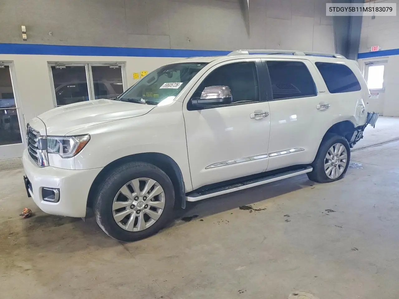 2021 Toyota Sequoia Platinum VIN: 5TDGY5B11MS183079 Lot: 59605726
