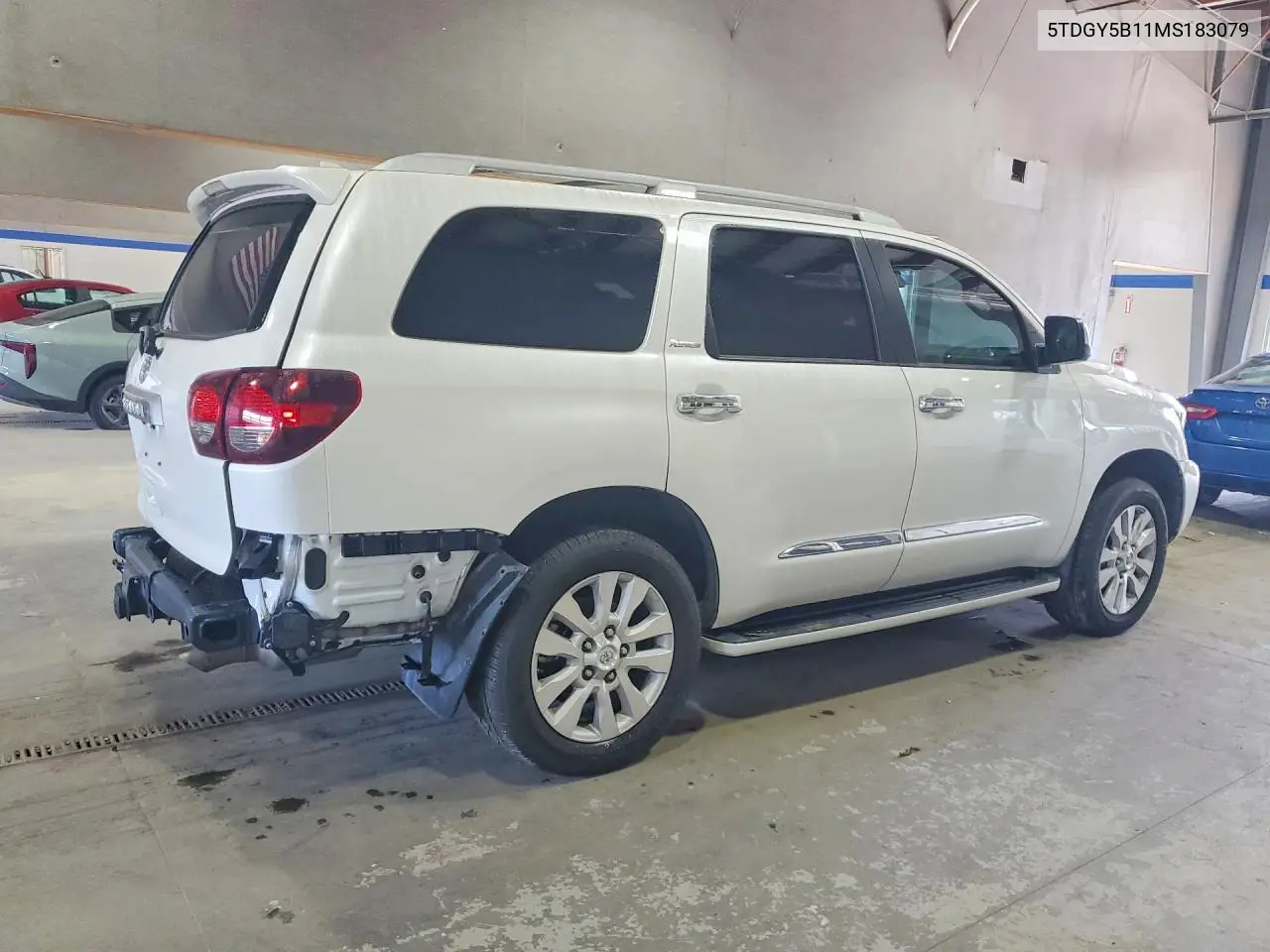 2021 Toyota Sequoia Platinum VIN: 5TDGY5B11MS183079 Lot: 59605726