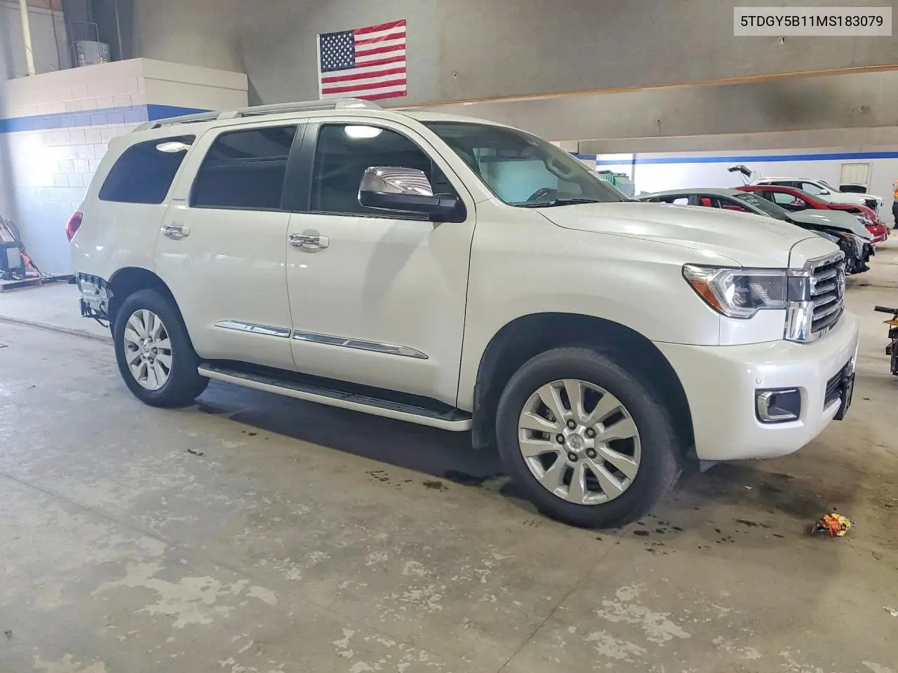 2021 Toyota Sequoia Platinum VIN: 5TDGY5B11MS183079 Lot: 59605726