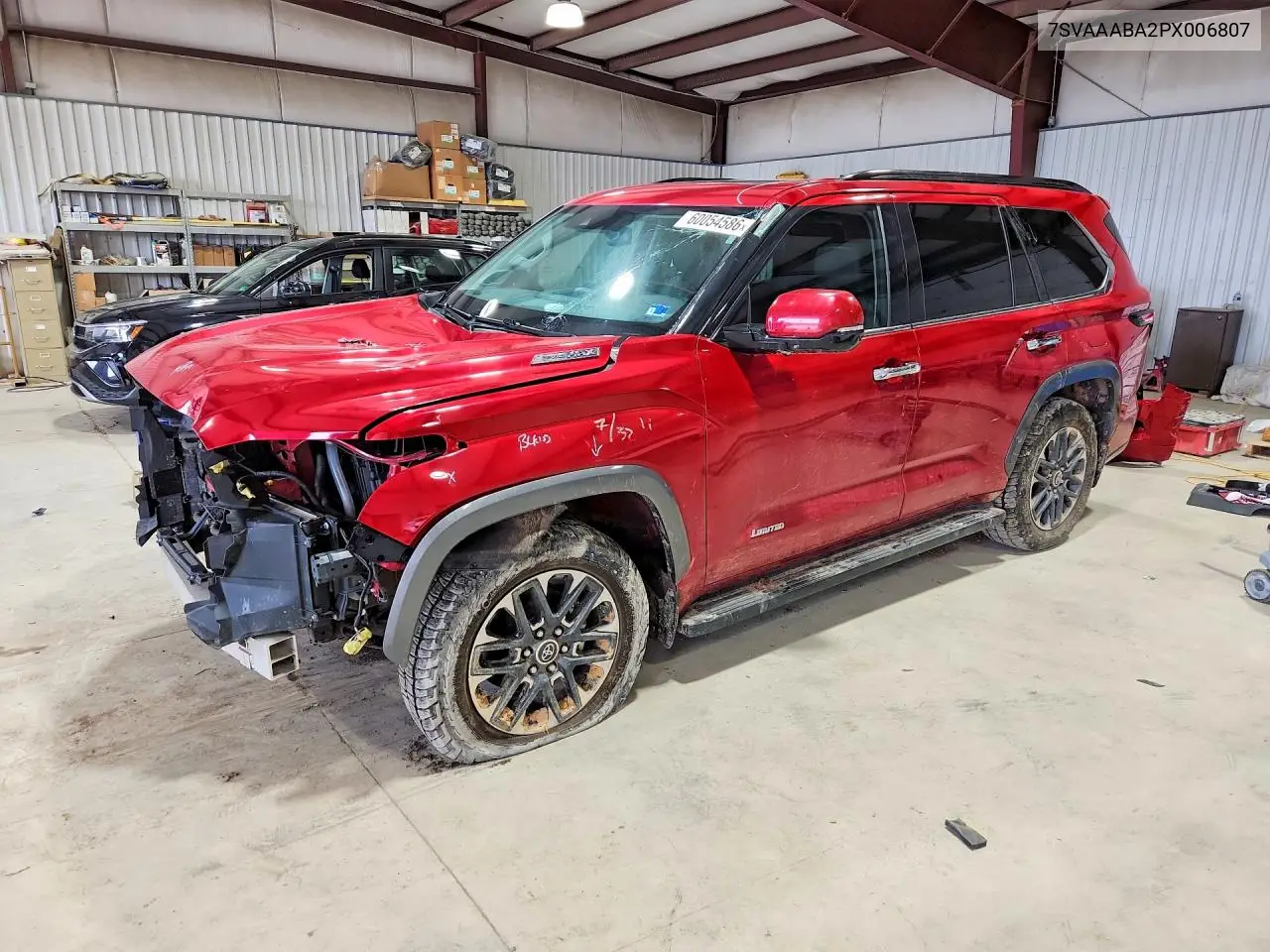 2023 Toyota Sequoia Limited VIN: 7SVAAABA2PX006807 Lot: 60054586
