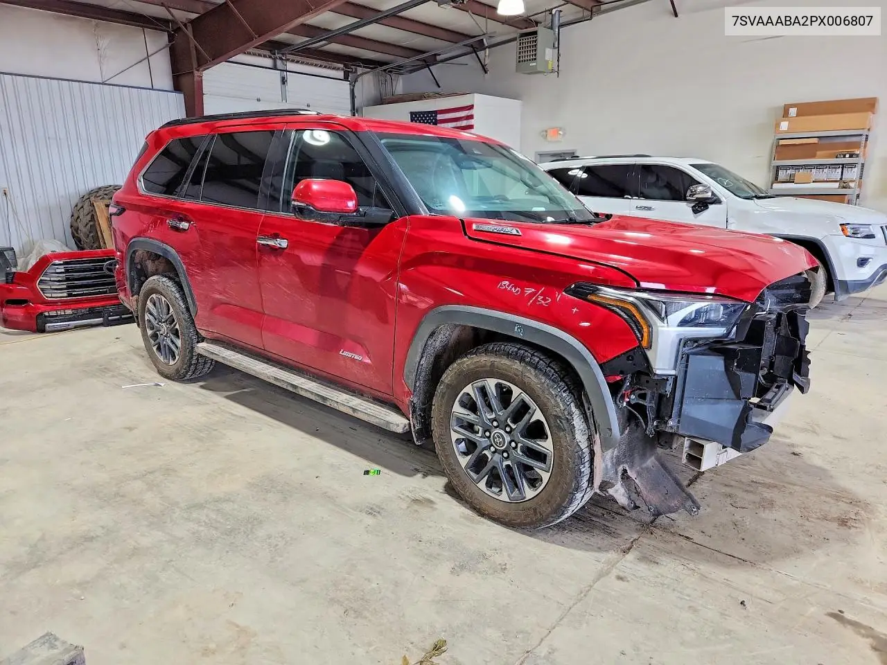2023 Toyota Sequoia Limited VIN: 7SVAAABA2PX006807 Lot: 60054586