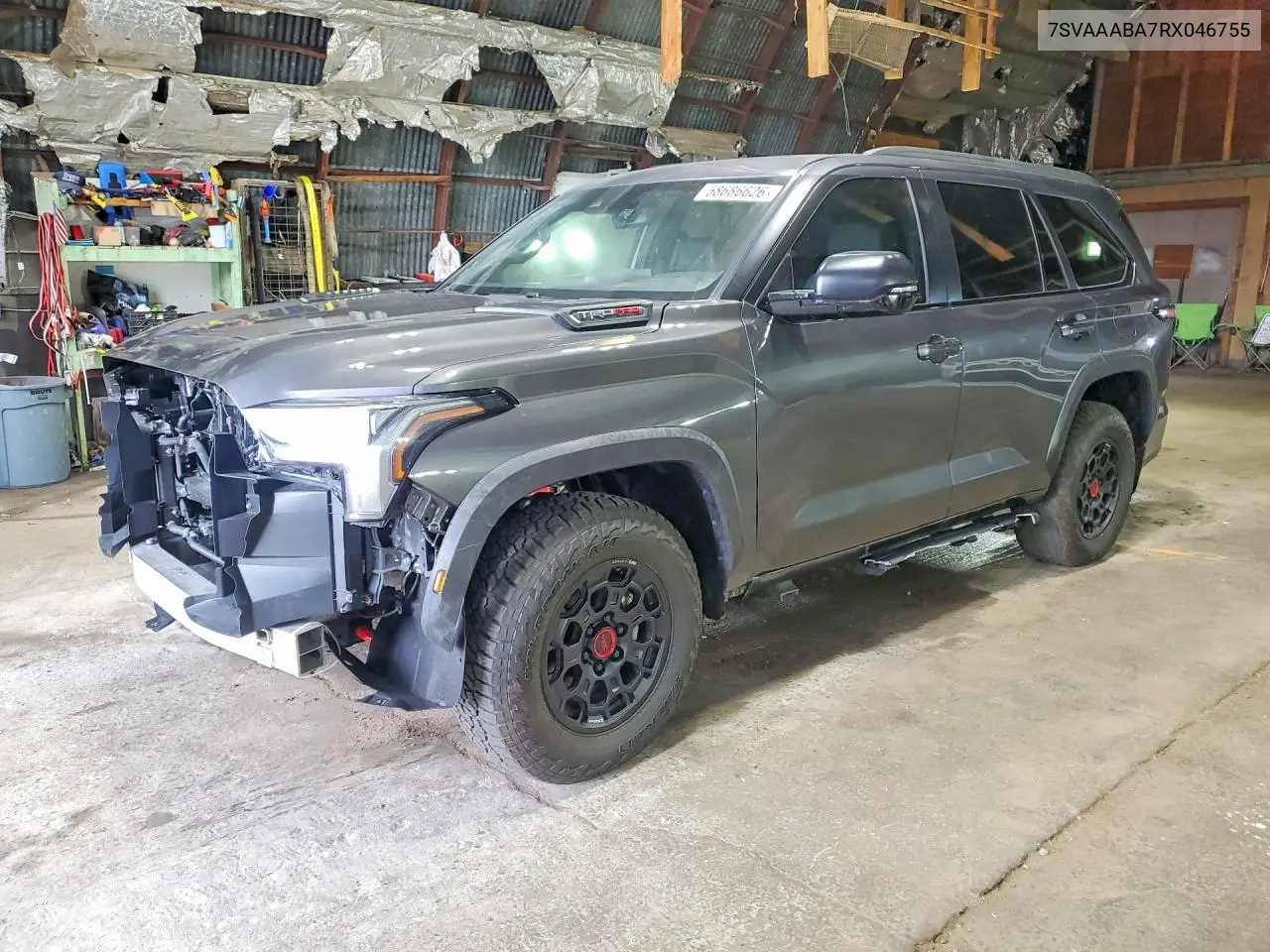2024 Toyota Sequoia Trd Pro VIN: 7SVAAABA7RX046755 Lot: 58686626